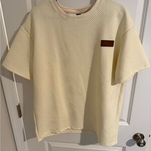 Cream Short Sleeve Tee